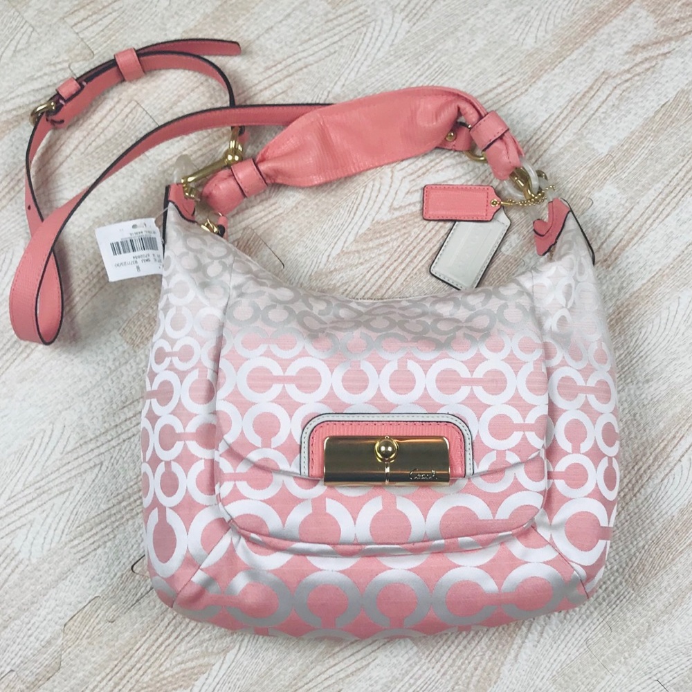 Coach Kristin Op Art Ombré Hobo NWT